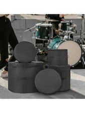 5-Piece 1680D Padded Drum Bag Set for 22"/12"/13"/16"/14" Drums