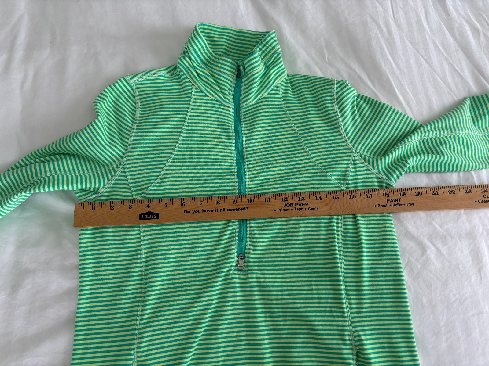 Lululemon Forthright 1/2 Zip Pullover Size 10 Bal… - image 7