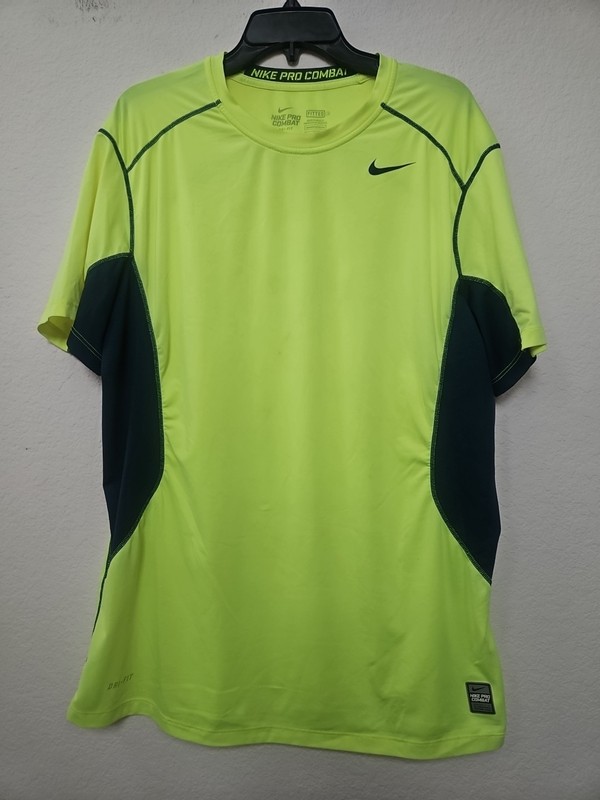Nike Dri-Fit Pro Combat Fitted Activewear Shirt Mens Size XL