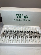 NEW Dept 56 “20 Socket Light Set” Village Accessories #99278 TESTED