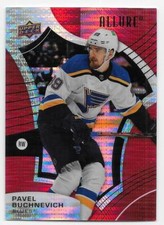 21/22 UPPER DECK ALLURE RED RAINBOW PARALLEL Hockey (#1-150) U-Pick From List