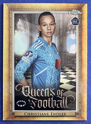 Christiane Endler 2022-23 Topps Chrome UEFA Womens QUEENS OF FOOTBALL Rookie Q-1