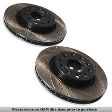 DISCHI FRENO ANTERIORI FORATI VENTILATI 280mm per SKODA OCTAVIA 1.4 1.6 2.0 FSI TDI 04+