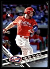 2017 Topps US171 Brock Stassi Phila Phillies RC Father's Day Powder Blue 02/50