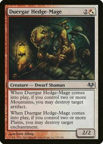 Duergar Hedge-Mage NM Eventide MTG Magic the Gathering English Card - Picture 1 of 1