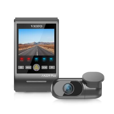 Viofo A229 Plus 2CH Dashcam 2K Front & Rear Starvis 2 GPS WIFI HDR Dual Kamera