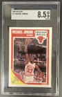 1989-90 Fleer #21 Michael Jordan BULLS SGC 8.5 NM-MT+ Fresh Grade Sharp Card 🏀