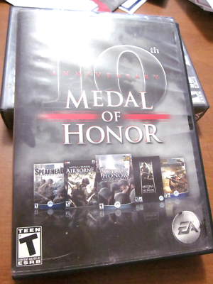 Medal of Honor 10th Anniversary PC CD ROM Video Game PAL (8 discs