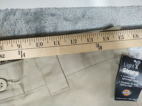 Dickies Hose Herren 30x32 Flex Regular Fit Straight Arbeitshose Beige Hellbraun Neu mit Etikett - Bild 5 von 12
