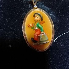 Goebel Collectors  Club Hummel Necklace Sterling 