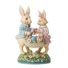 Basketful of Love Bunny Couple with Easter Basket