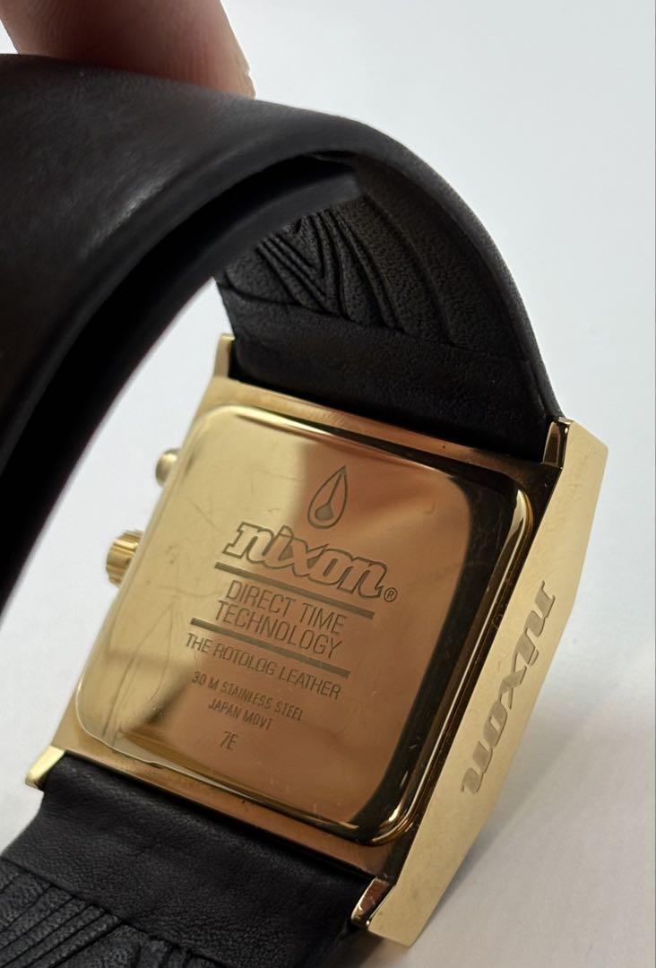 ニクソン ロトログ Nixon ROTOLOG レザー メンズ 腕時計　y2k Nixon Rotolog Leather Men'S Watch Y2K | eBay