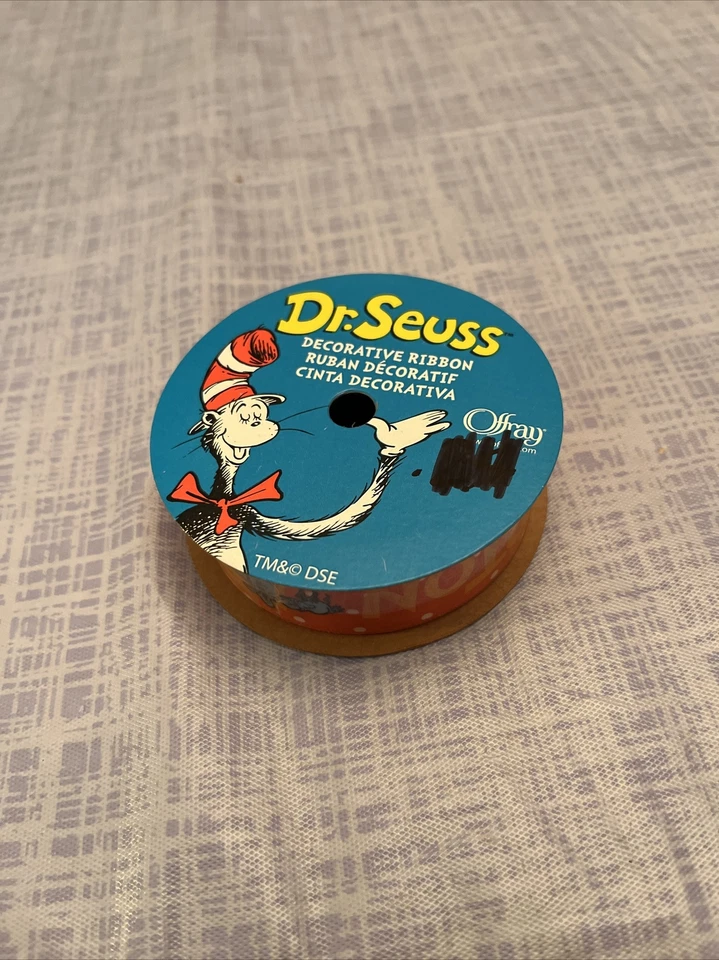 ARTS & CRAFTS RIBBON 100% POLYESTER DR SEUSS HORTON HEARS A WHO 7/8 IN X 9 FT - Image 2 of 4