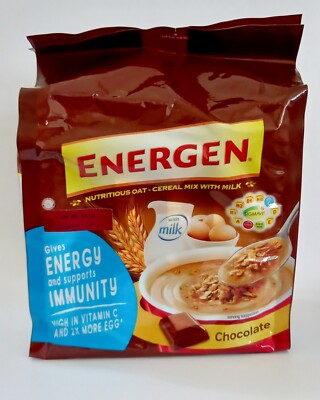 Energen Nutritious Oat - Cereal Mix Chocolate Flavor Pack of 2 (20