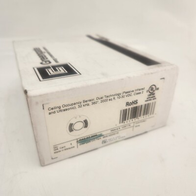 Cooper Greengate | OAC-DT-2000-R Ceiling Occupancy Sensor, White 360° 2000 sq ft