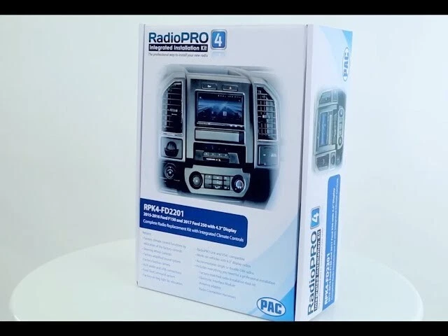 PAC RPK4-FD2201 Radio Replacement Kit w/Integrated Climate Controls 2015-22 FORD - Image 2 of 2