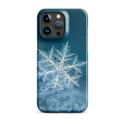 Winter Snowflakes Christmas Blue Case For iPhone 11 12 13 14 15 Pro Max  Plus
