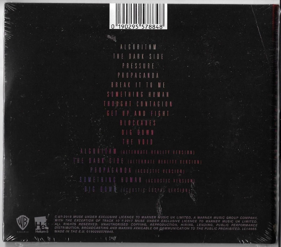 MUSE – SIMULATION THEORY – DELUXE – 5 BONUS TRACKS – CD - Imagen 2 de 2