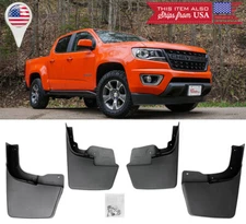 4 PCS Factory Style Mud Guards Splash Flaps For 15-22 Chevy Colorado GMC Canyon