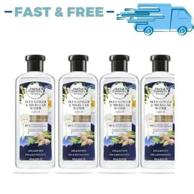 4X Herbal Essences Micellar Water and Blue Ginger Shampoo 400ml