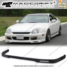 For 97-01 Honda Prelude P1 Style Urethane Front Bumper Lip Splitter Unpainted