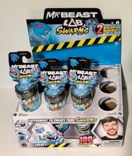 Mr Beast Lab Swarms 3 - 2 Pack MICRO Mystery Mega Lab NEW 2024 and display