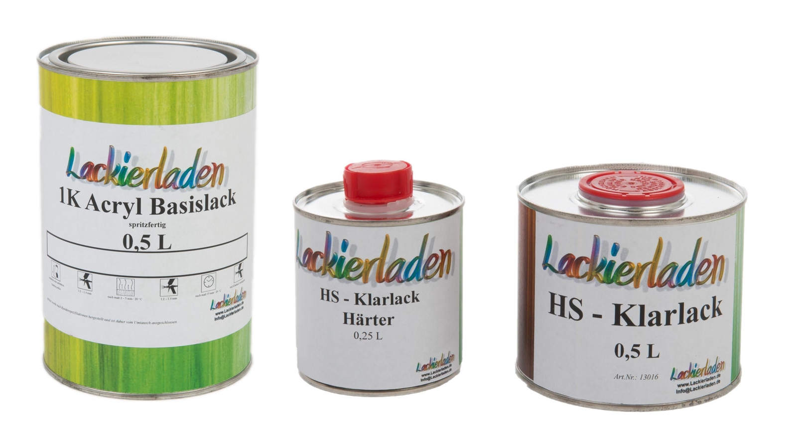 1K Acryl Autolack Nach Formel Spritzfertig In RAL 0,25 L | Farbe - Foto 5