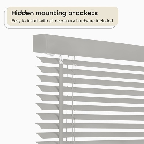35x64 Grau Kabellos Mini Jalousien Lichtfilter Kindersicher Langlebig Fensterrollo - Bild 3 von 6