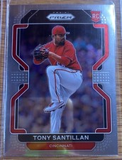 2022 Prizm Baseball Tier II Base #188 Tony Santillan - Cincinnati Reds