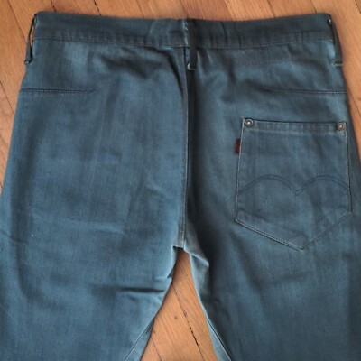 VinTagE 2001! LEVI RED COLLECTION TWISTED LEG TWO TONE JEANS 27×32