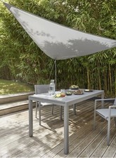 B&Q Good Home Sun Screen Shade Sail Garden Patio Party Awning Canopy Grey