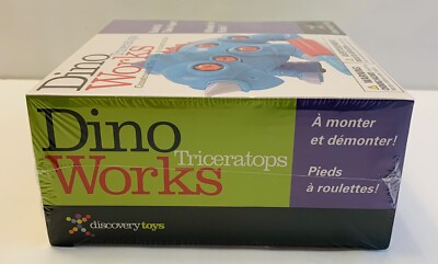 Discovery Toys Dino Works Triceratops Dinosaur With Screwdriver