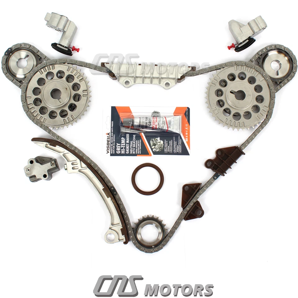 Fits 95-01 Nissan Maxima Infiniti I30 3.0L VQ30DE Timing Chain Kit Oil Pump - Image 3 of 4