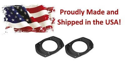 JSP 2 Pack Car Boat Marine Speaker Adapter Plate 6x9 5x7 6x8 to 5.25"