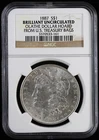 1887-P $1 Morgan Silver Dollar NGC Brilliant Uncirculated | Olathe Dollar Hoard