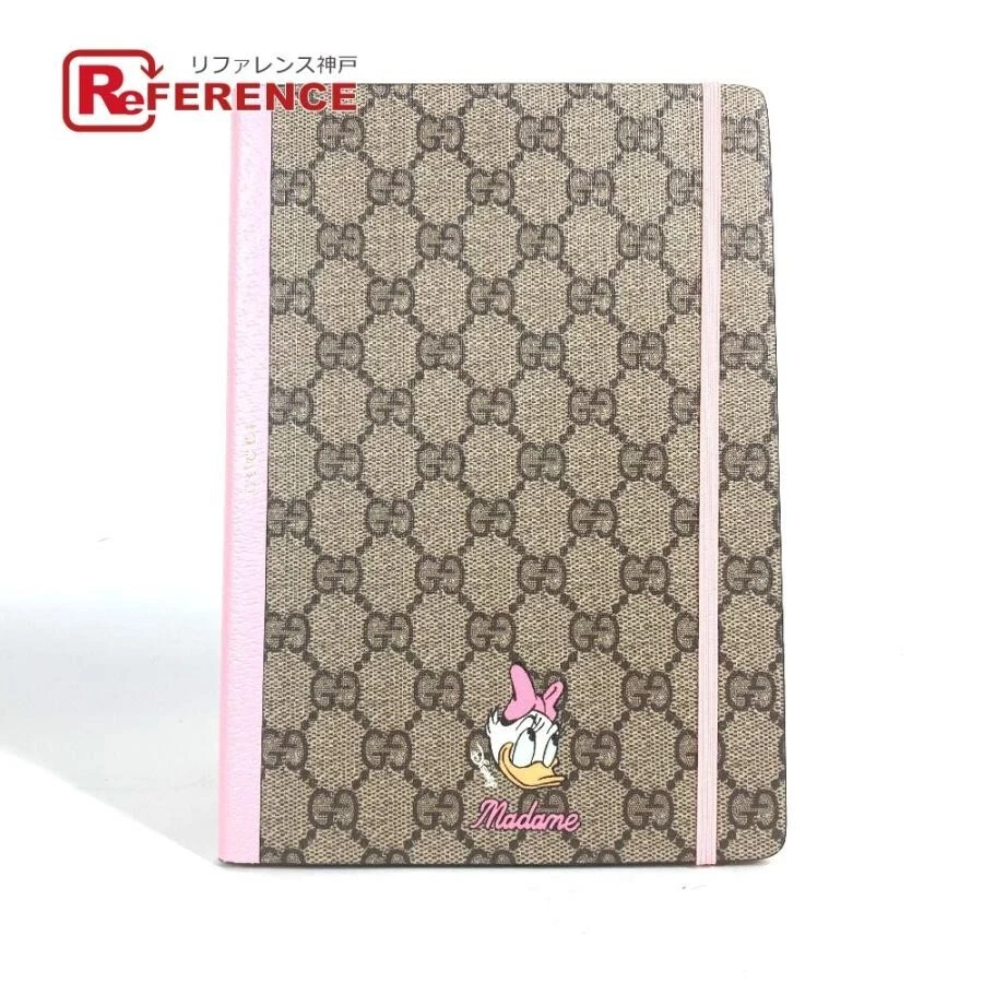 GUCCI Daisy Duck GG Supreme Memo Pad Disney Notebook Unused From Japan Pre owned