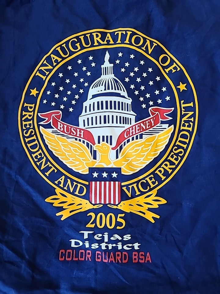 Boy Scouts Color Guard 2005 Inauguration Tote Bag Bush Cheney Tejas