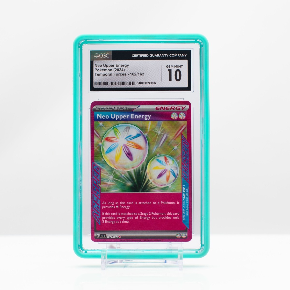 Pokémon Neo Upper Energy Ace Spec #162 Temporal Forces CGC 10 Gem