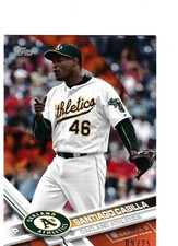 Santiago Casilla 2017 Topps Mini Orange #421, 09/25 Online Exclusive!