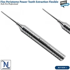 Dental Extraction Straight Flex Periotome Periodontal Titanium Non Flex Elevator