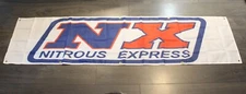 Nitrous Express Big Banner Flag Massive 2x8 ft Racing Garage Mechanic Tire Shop