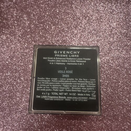 Givenchy Prisme Libre 3 Voila Rose 4x1g. Travel Size Sealed Original Formula - Picture 4 of 5