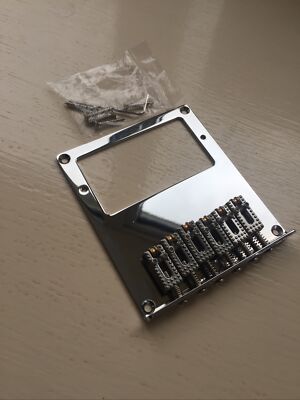 Telecaster Humbucker PAF Style Gitarrensteg in Chrom, 52,5 mm 2'' 1/16 Saitenthru