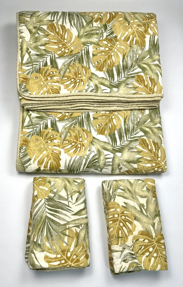 Juego de dos fundas edredón Tommy Bahama Queen Palmiers hojas tropicales Foto 2 de 4