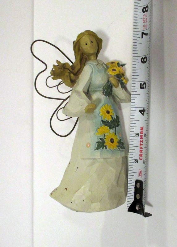 Ceramic Fairy/Angel with Flowers