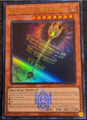 World Legacy    World Wand  - BLMM-EN086  - Ultra Rare - 1st Ed. - NM/M