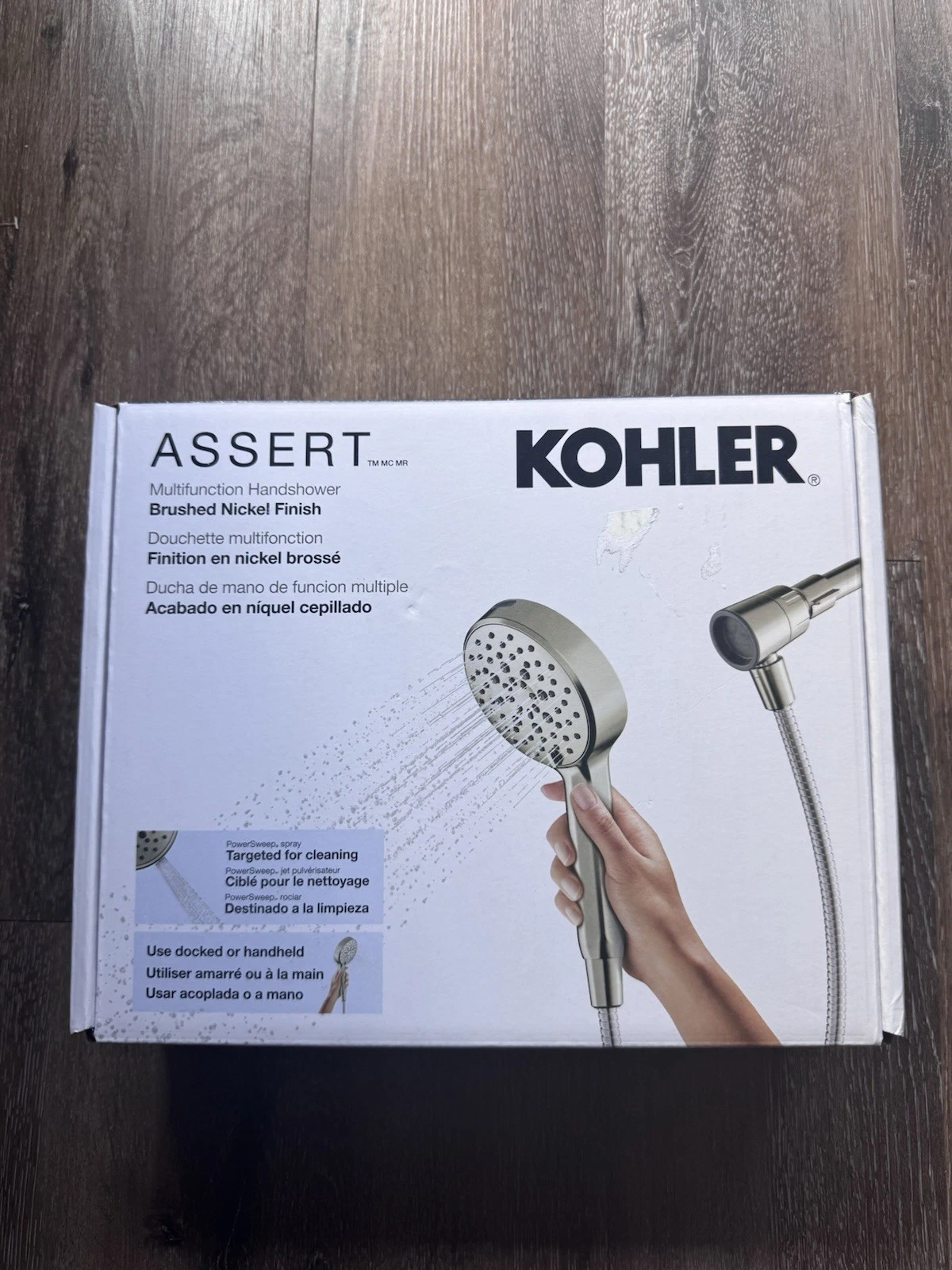 Kohler Assert Multifunction Handshower – Brushed Nickel Finish R38755-G-BN