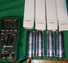 4 NOS 8uF 500VDC Can Electrolytic Cap CORNELL DUBILIER same codes: 9/63