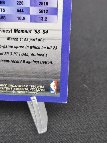 1994-95 Topps Finest with Coating Chris Morris New Jersey Nets #114 - Picture 3 of 3