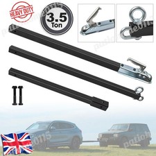 3.5Ton Recovery Tow Pole Ridged Towing Bar 2.55 Metre 3PC Heavy Duty Car Van